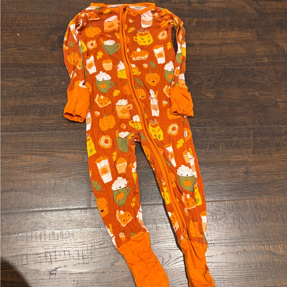 Little Sleepies Pumpkin Spice Zippy